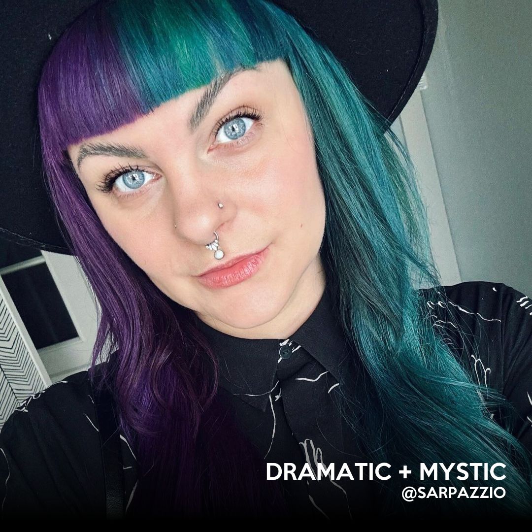 Attitude Hair Dye - Cosmic Goddess Duo Semipermanente Haarfärbekombination - Türkis/Violett